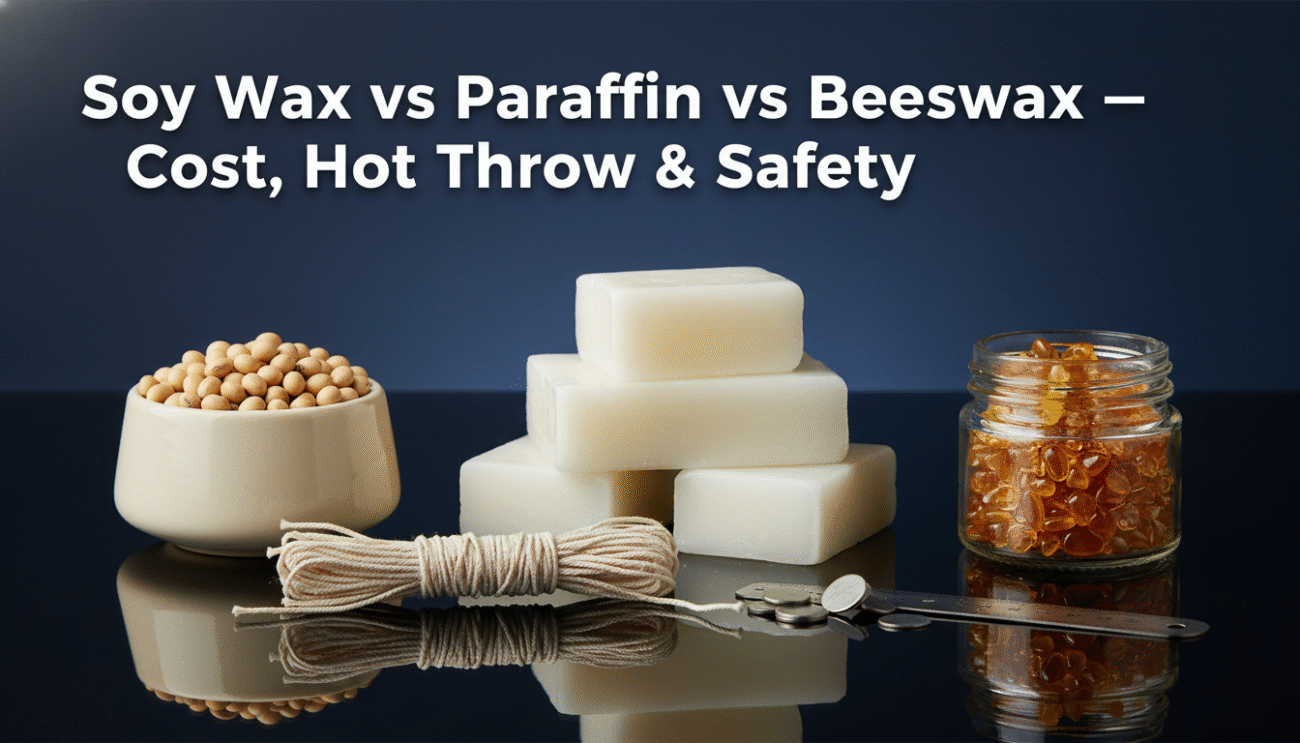 Soy Wax vs Paraffin vs Beeswax