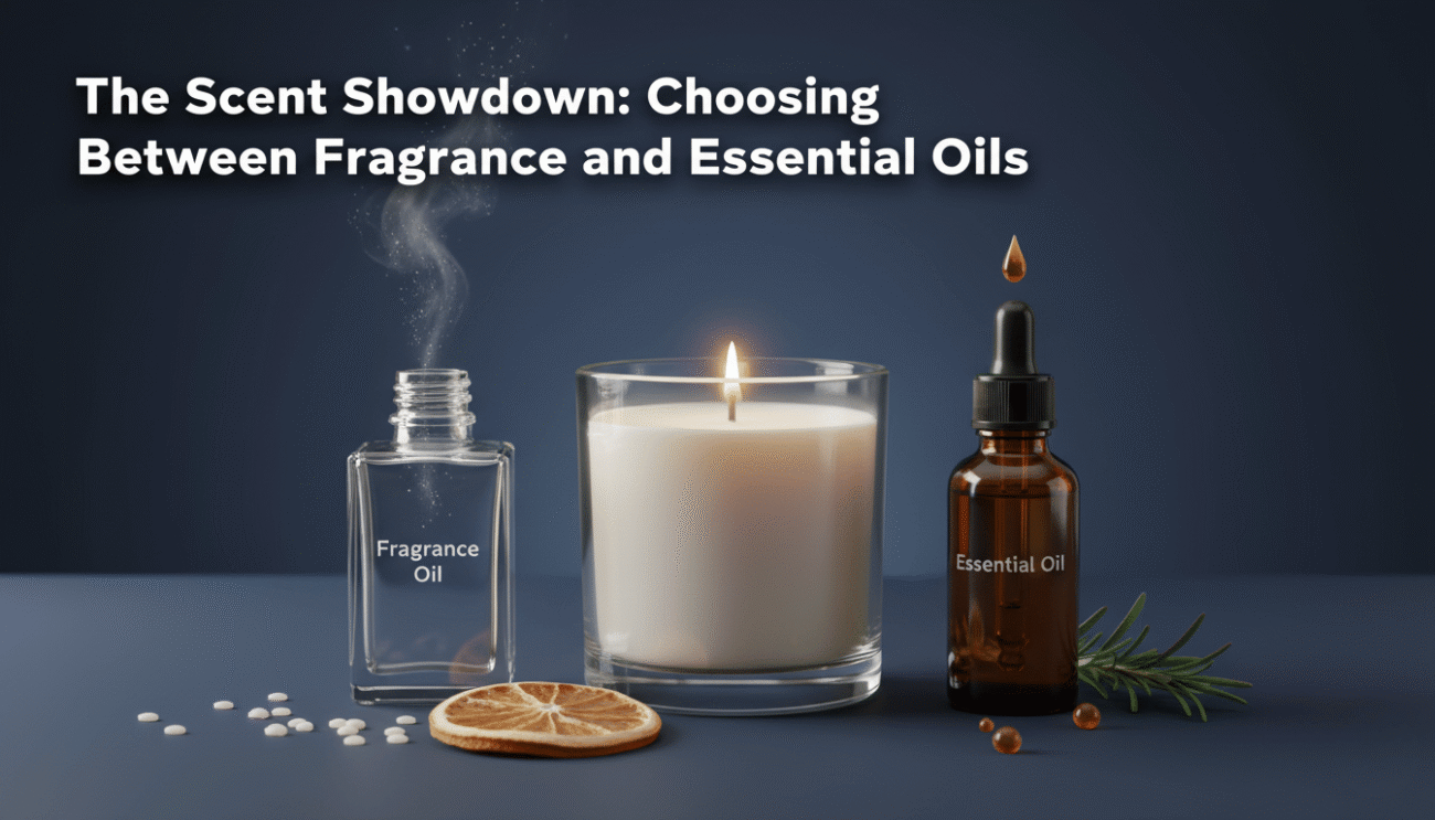 Fragrance vs Essential Oils in Candles